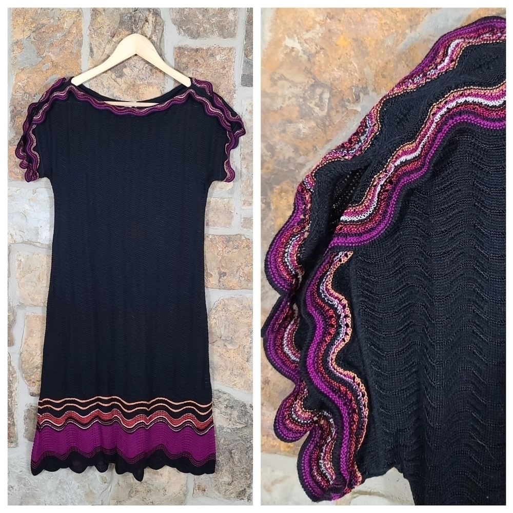 M by Missoni 0 2 XS Merino Wool Knit Dress